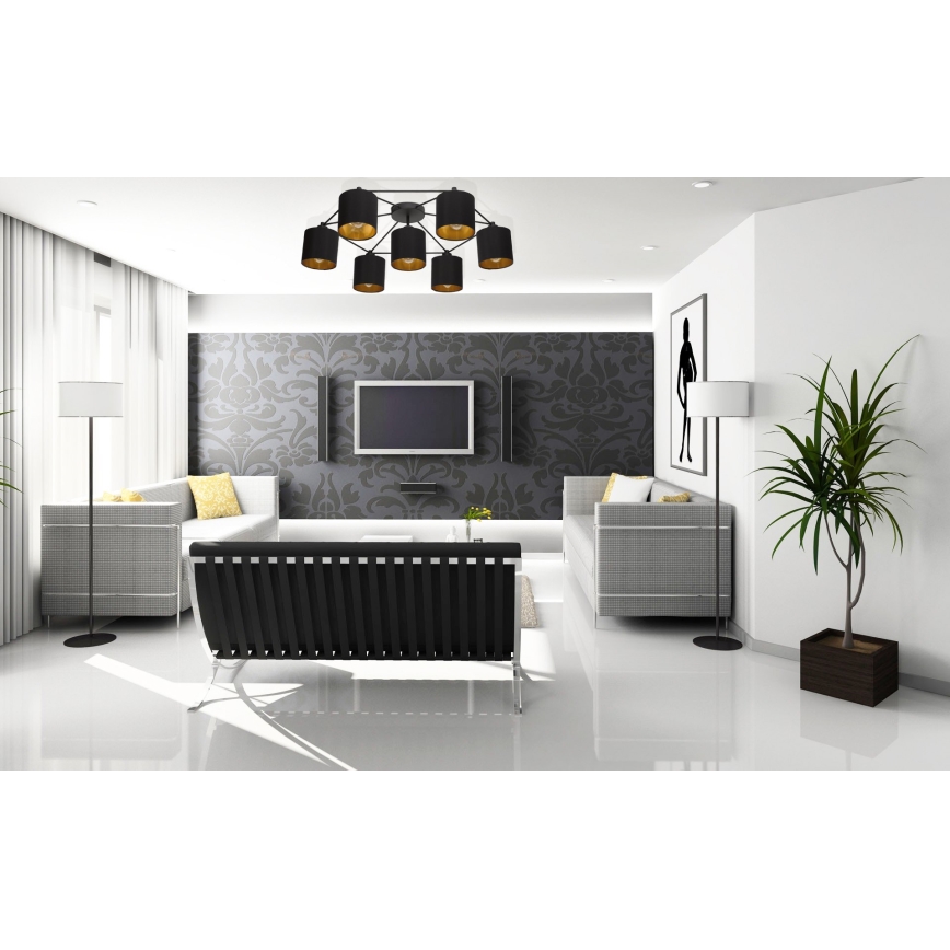 Eglo 97895 - Kiinteä kattokruunu STAITI 7xE27/40W/230V