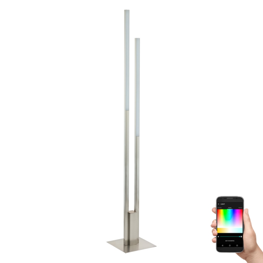 Eglo - LED RGB himmennettävä lattiavalaisin FRAIOLI-C 2xLED/17W/230V