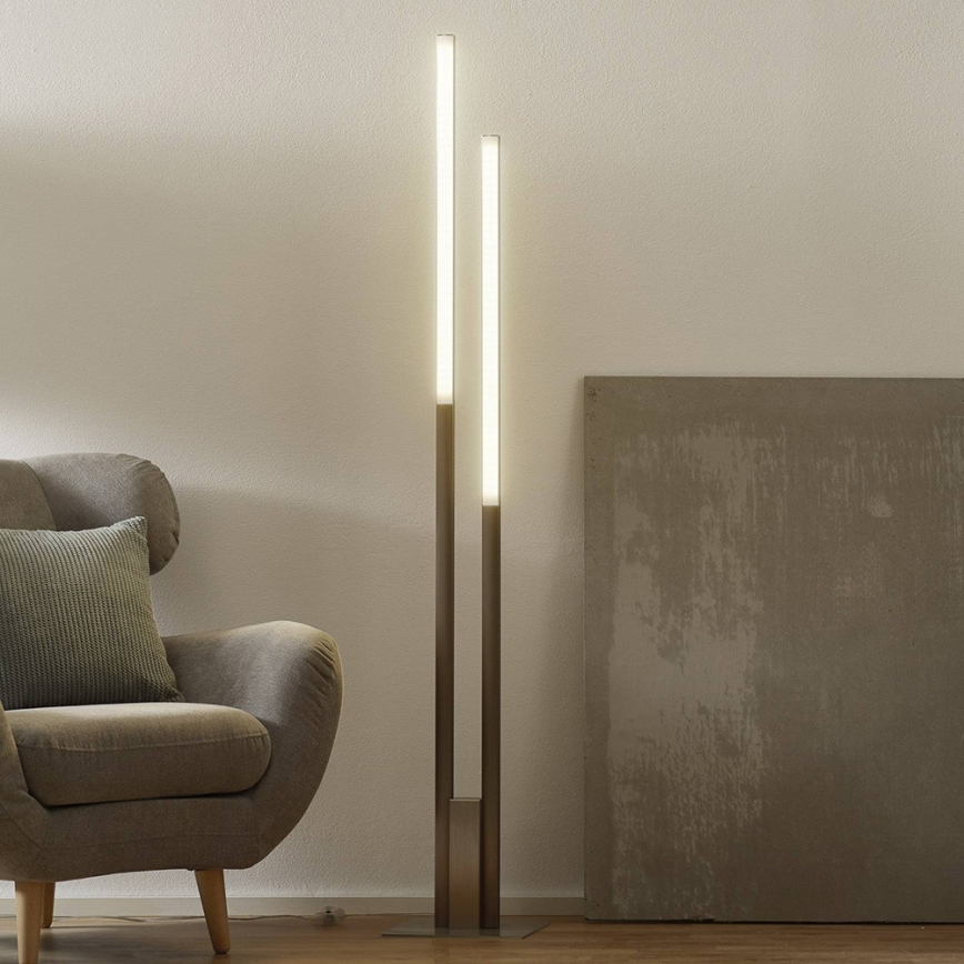 Eglo - LED RGB himmennettävä lattiavalaisin FRAIOLI-C 2xLED/17W/230V