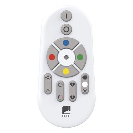 Eglo 97921 - LED RGB himmennettävä kattovalaisin TOTARI-C LED/34W/230V + kaukosäädin