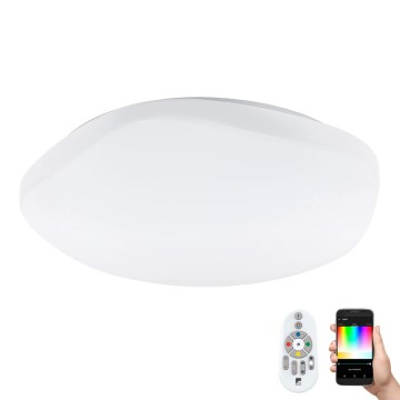 Eglo 97921 - TOTARI-C LED RGB himennettävä kattovalaisin LED/34W/230V + kaukosäädin