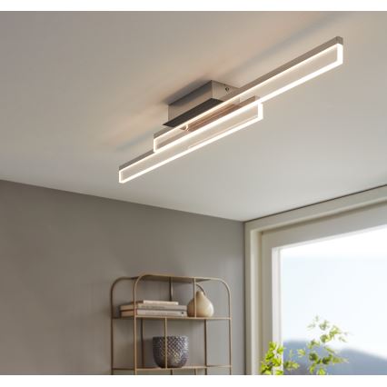 Eglo 97965 - LED-kattovalaisin PALMITAL 2xLED/10W/230V IP44