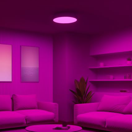 Eglo 98045 - RGB-LED-himmennettävä kattovalaisin RIODEVA-C LED/27W/230V