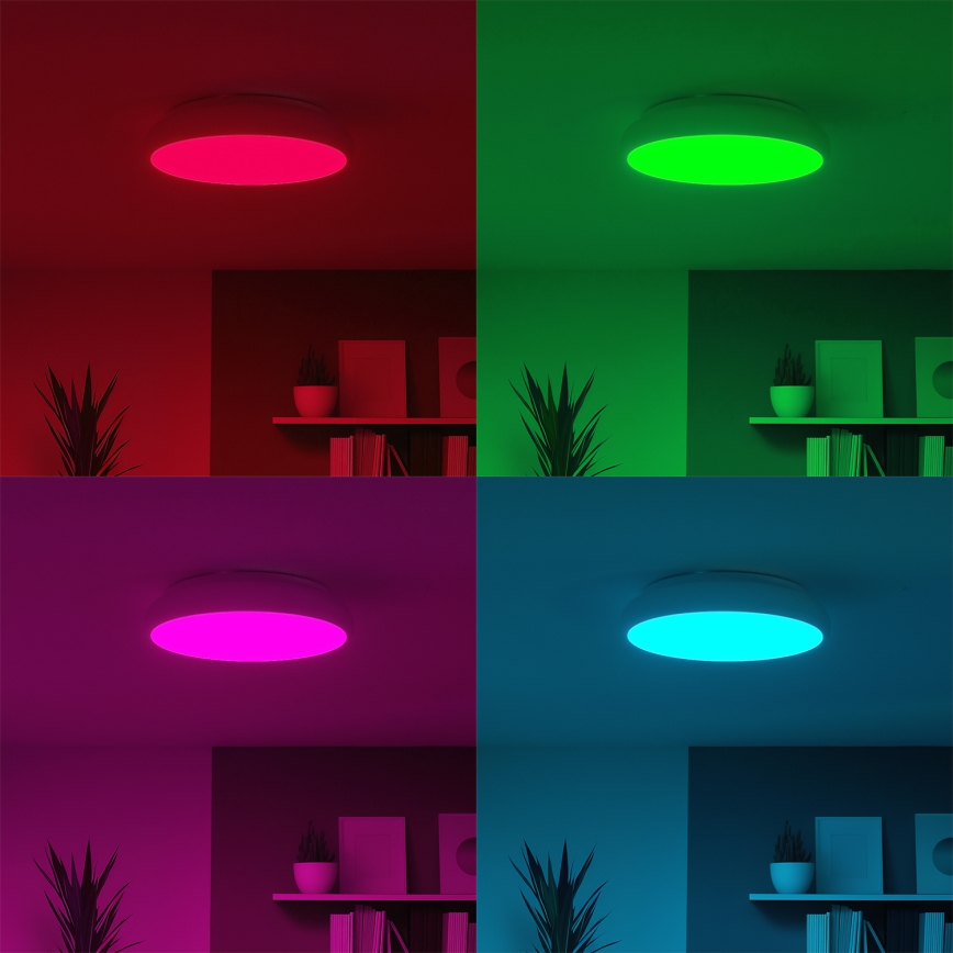 Eglo 98045 - RGB-LED-himmennettävä kattovalaisin RIODEVA-C LED/27W/230V