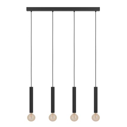 Eglo 98057 - Kattokruunu narulla CORTENOVA 4xE27/60W/230V