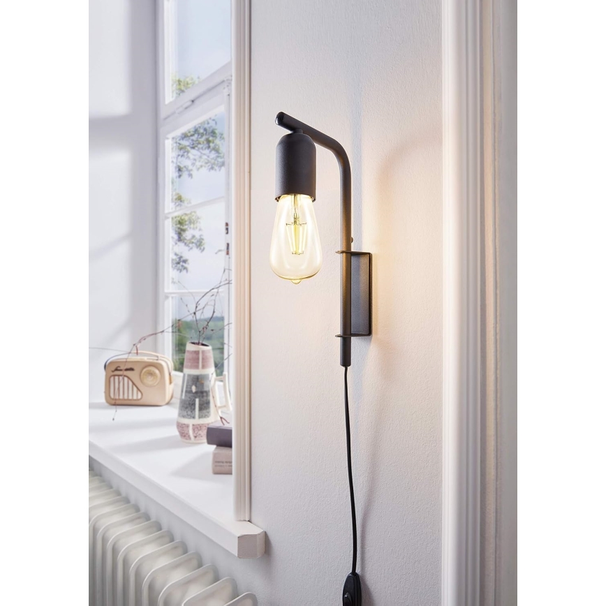 Eglo 98064 - Seinävalaisin ADRI 1xE27/60W/230V