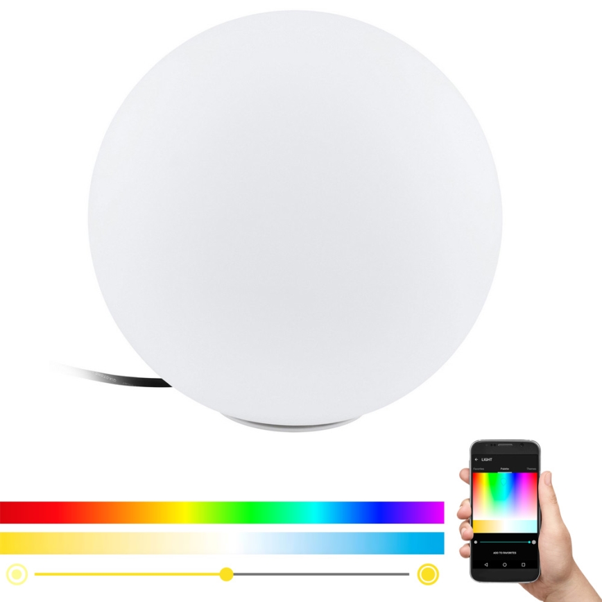 Eglo 98105 - MONTEROLO-C RGBW-LED-ulkovalaisin, 9W, 230V, IP65, Ø300 mm