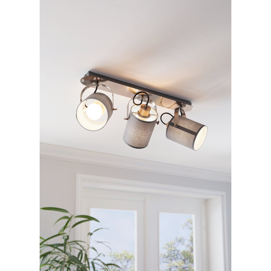 Eglo 98141 - Kohdevalaisin VILLABATE 3xE27/10W/230V