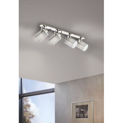 Eglo 98142 - VILLABATE-kohdevalaisin 4xE27/10W/230V