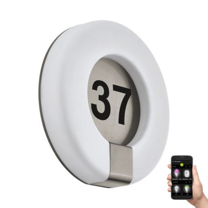 Eglo 98145 - LED himmennettävä talon numero MARCHESA-C LED/15W/230V IP44