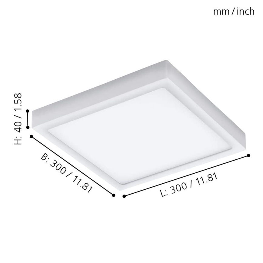 Eglo - LED himmennettävä ulkovalaisin ARGOLIS-C LED/22W/230V Bluetooth IP44