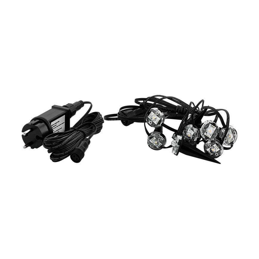 Eglo - LED ulkovaloketju 9xLED 10m IP65 lämmin valkoinen