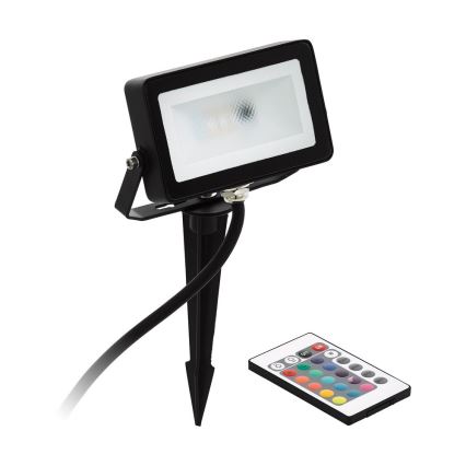 Eglo 98185 - LED-RGB-valonheitin FAEDO 4 LED/10W/230V + kauko-ohjaus IP44