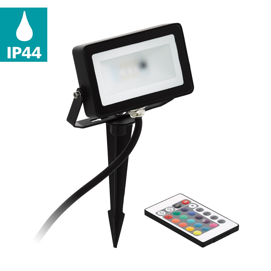 Eglo 98185 - LED-RGB-valonheitin FAEDO 4 LED/10W/230V + kauko-ohjaus IP44