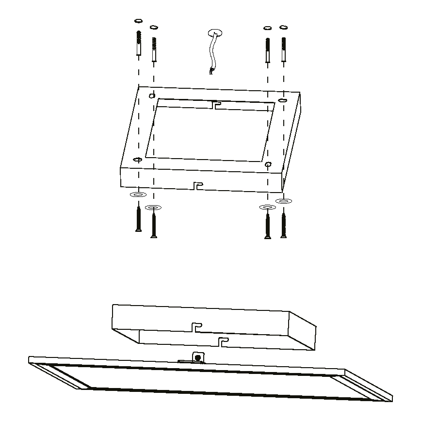 Eglo - LED himmennettävä kattovalaisin LED/14W/230V + kaukosäädin