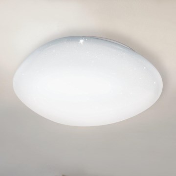 Eglo 98228 - LED-himmennettävä kattovalaisin SILERAS-A LED/36W/230V halkaisija 60 cm + kaukosäädin