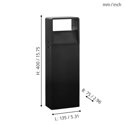 Eglo 98271 - LED-ulkolamppu DONINNI LED/5W/230V IP44