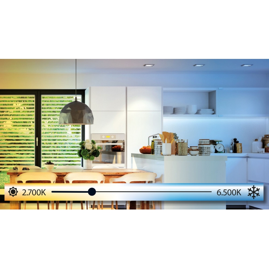 Eglo - himmennettävä LED-kattovalaisin LED 14 W/230 V + kaukosäädin, halkaisija 22,5 cm