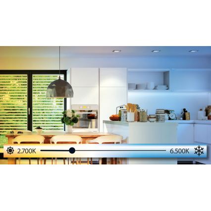 Eglo - LED-himmennettävä kattovalaisin LED/20W/230V + kaukosäädin Ø 30 cm