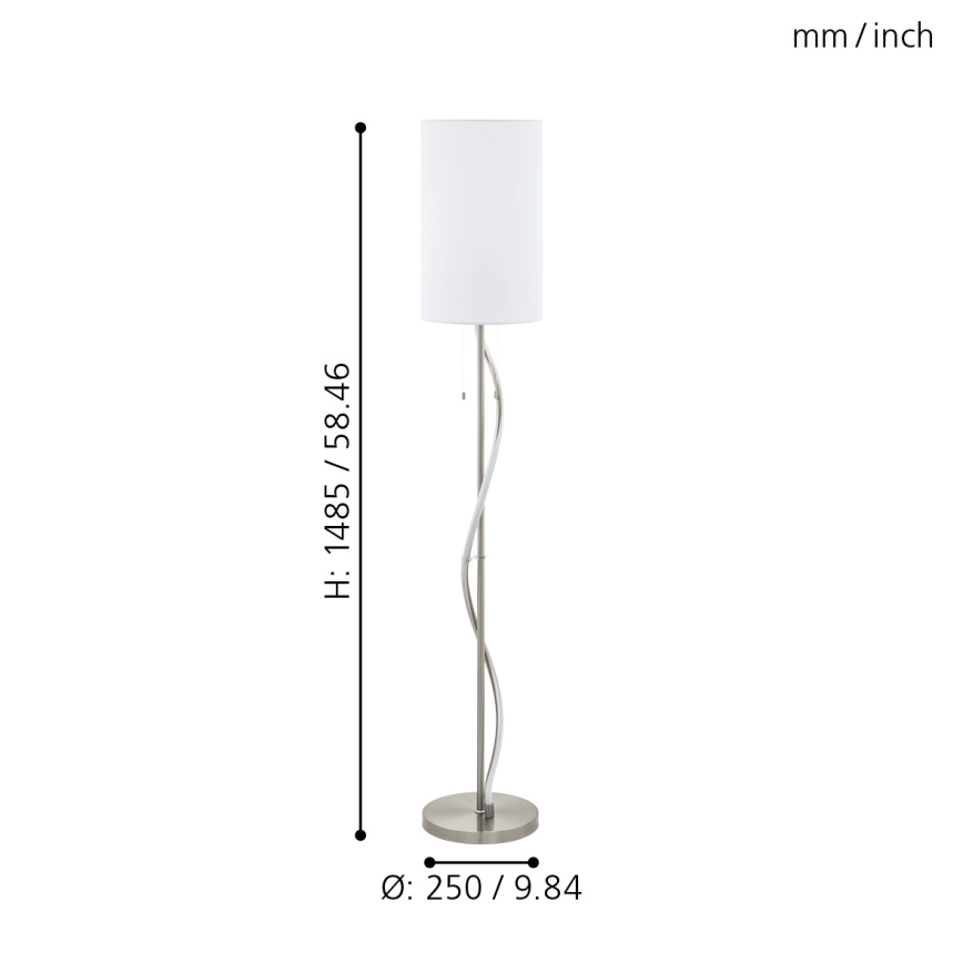 Eglo - LED lattiavalaisin 1xE27/60W/230V + LED/11,8W