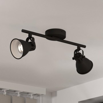 Eglo 98398 - LED-kohdevalaisin SERAS 2xGU10/3,3W/230V