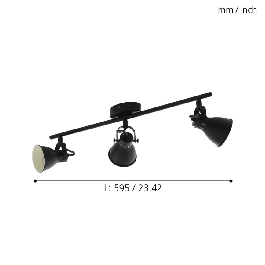 Eglo 98399 - LED-kohdevalaisin SERAS 3xGU10/3,3W/230V