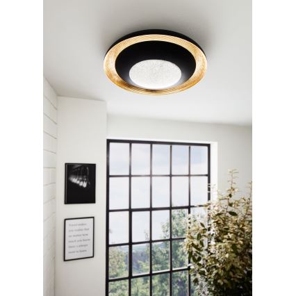 Eglo - LED himmennettävä kattovalaisin LED/24,5W/230V + kaukosäädin