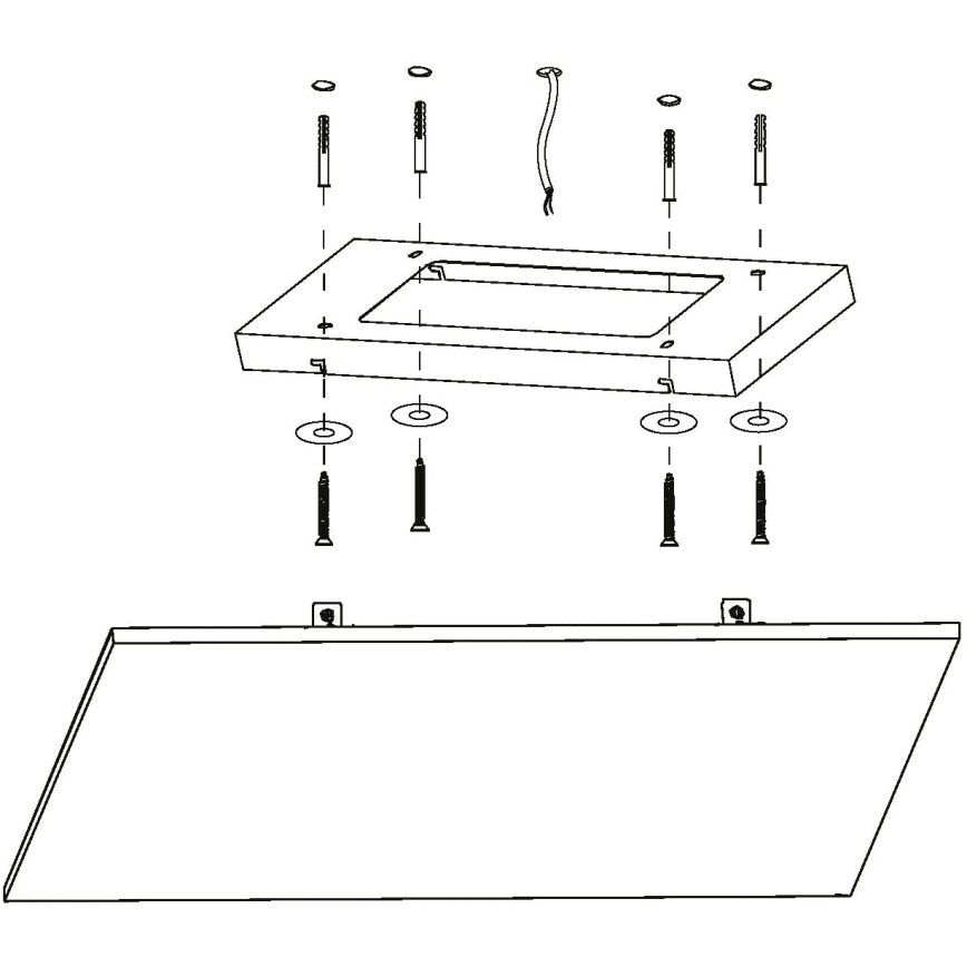 Eglo - Himmennettävä LED-RGB-kattovalaisin TURCONA-C LED/30W/230V + Kauko-ohjaus