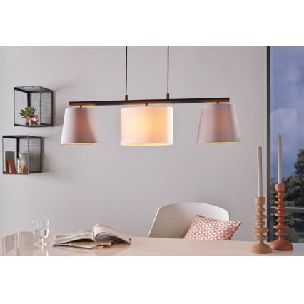Eglo - LED-riippuvalaisin vaijerilla 3xE14/25W/230V