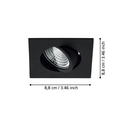 Eglo 98611 - Himmennettävä riippuva LED-kattovalaisin SALICETO LED/6W/230V