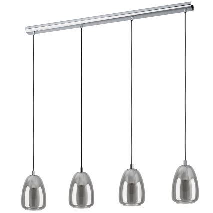 Eglo 98616 - Kattokruunu narulla ALOBRASE 4xE27/40W/230V