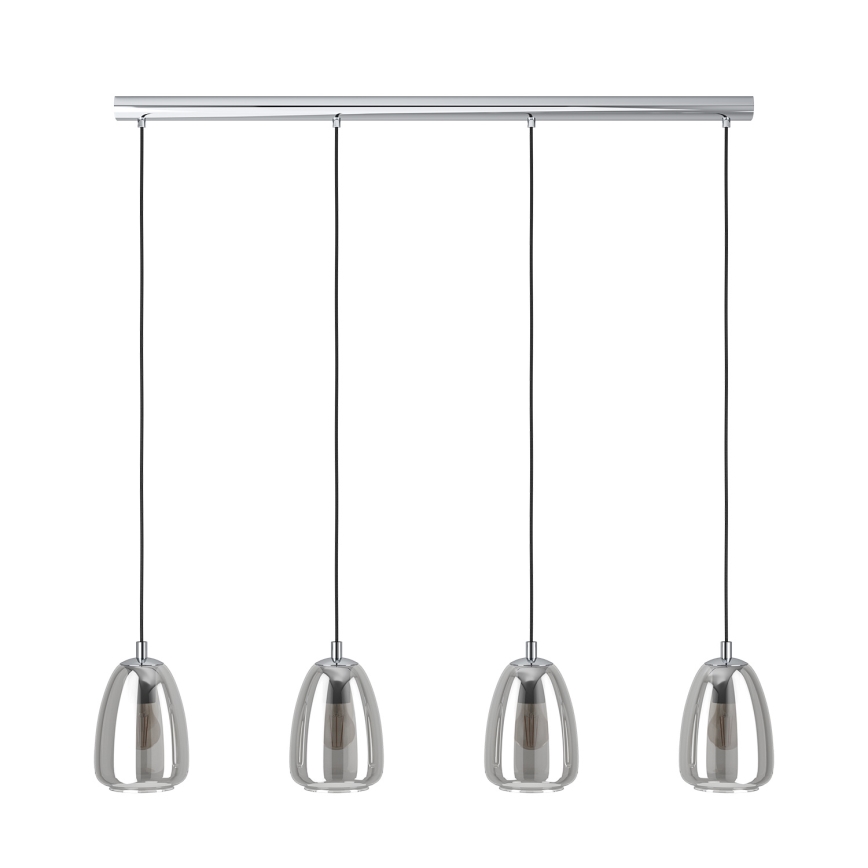 Eglo 98616 - Kattokruunu narulla ALOBRASE 4xE27/40W/230V