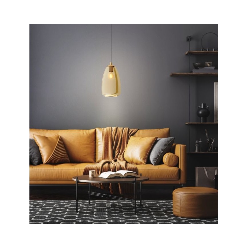 Eglo 98648 - Kattokruunu narulla ALOBRASE 1xE27/40W/230V