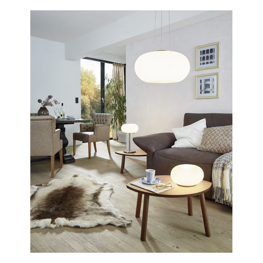 Eglo - LED RGB himmennettävä pöytävalaisin OPTICA-C LED/16W/230V halkaisija 27,5 cm