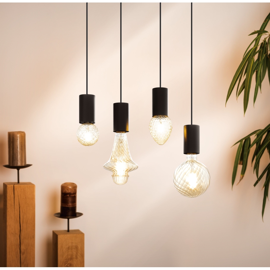 Eglo 98661 - Kattokruunu narulla POZUETA 1xE27/40W/230V