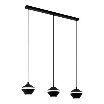 Eglo 98682 - LED-riippuvalaisin vaijerikiinnityksellä PERPIGO 3xGU10/5W/230V