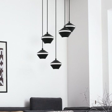 Eglo 98683 - LED-riippuvalaisin vaijerilla PERPIGO 5xGU10/5W/230V