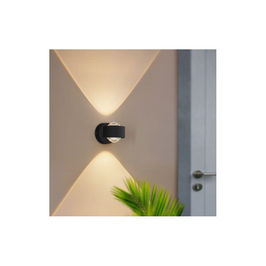 Eglo 98746 - LED-ulkoseinävalaisin TREVIOLO 2xLED/2W/230V IP44