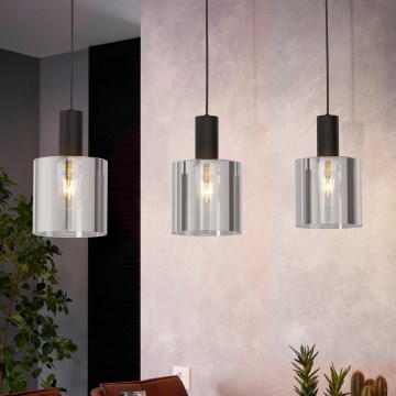 Eglo 98753 - Kattokruunu narulla GOROSIBA 3xE27/40W/230V