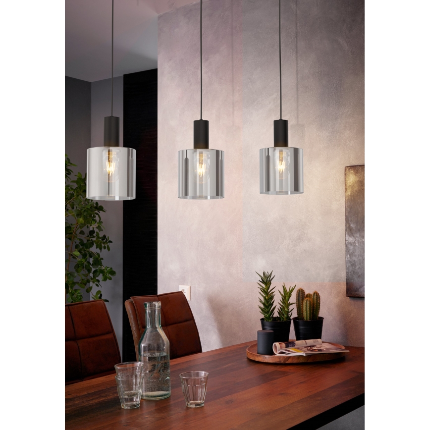 Eglo 98753 - Kattokruunu narulla GOROSIBA 3xE27/40W/230V
