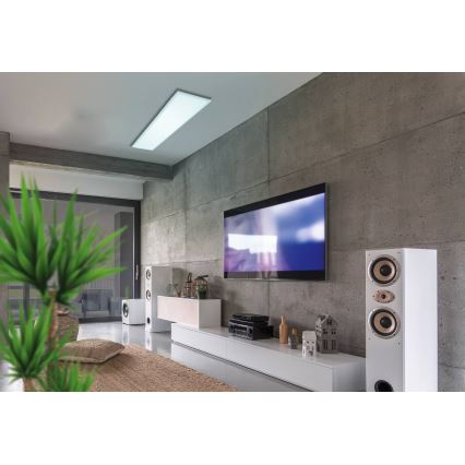 Eglo - RGBW Himmennettävä kattovalaisin LED/32,5W/230V 2700-6500K 120x30 cm + kauko-ohjaus