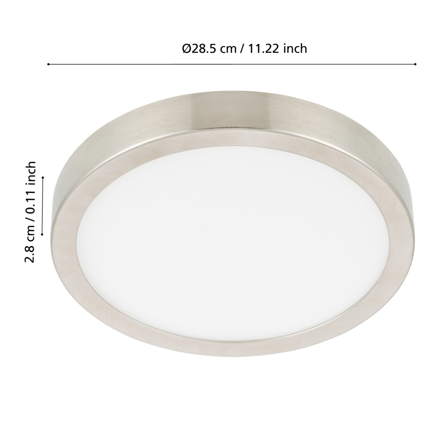 Eglo - LED-himmennettävä kylpyhuoneen kattovalaisin LED/19,5W/230V 2700-6500K IP44 ZigBee halkaisija 28,5 cm