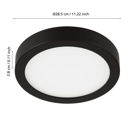 Eglo - himmennettävä LED-kylpyhuonevalaisin LED/19,5W/230V IP44 ZigBee halkaisija 28,5 cm