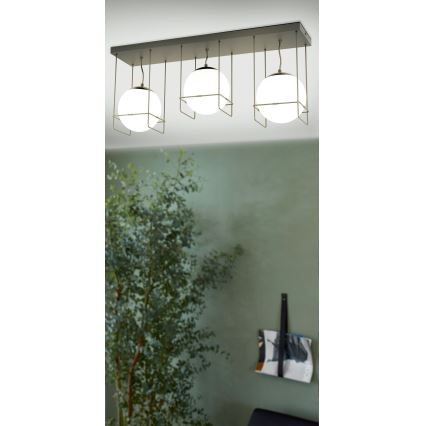 Eglo 99021 - Kattovalaisin VERSUOLA 3xE27/40W/230V