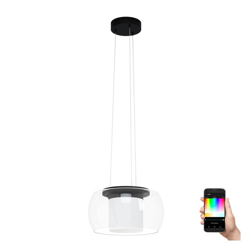 Eglo - LED RGB himmennettävä kattokruunu köydellä BRIAGLIA-C LED/24,8W/230V