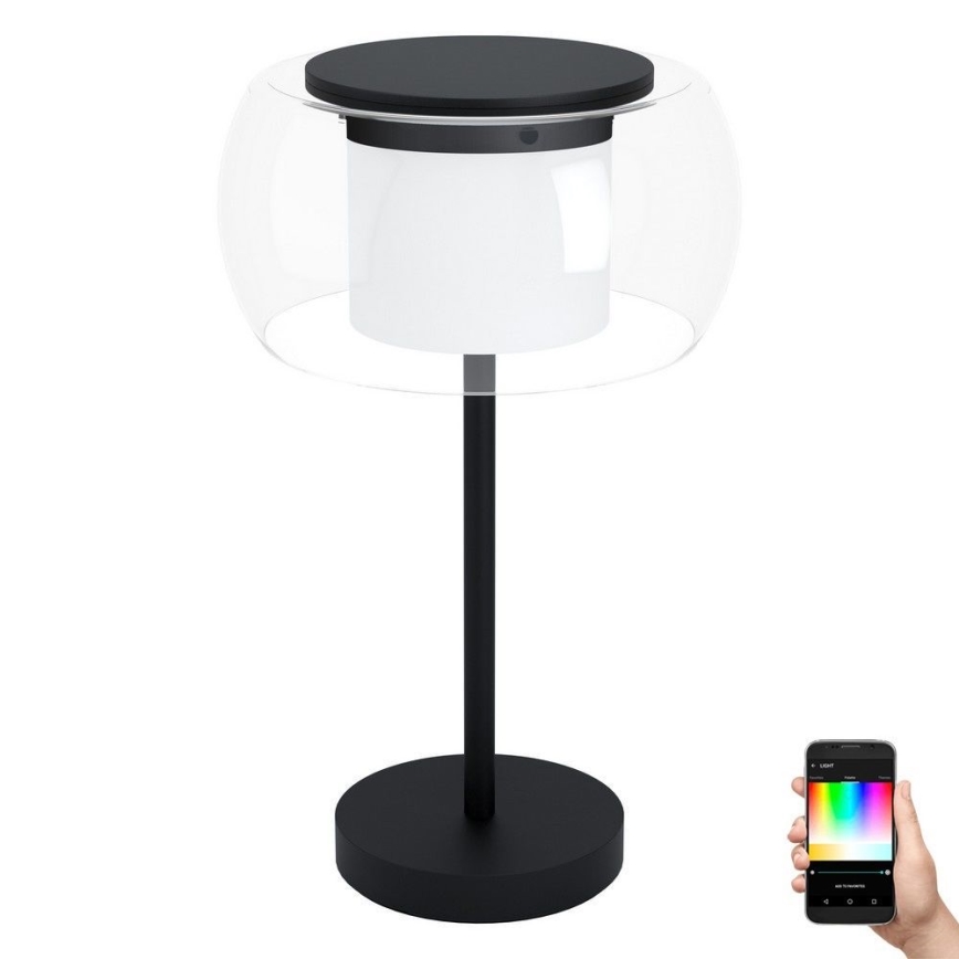 Eglo 99024 - Himmennettävä RGB-LED-pöytälamppu BRIAGLIA-C LED/15W/230V