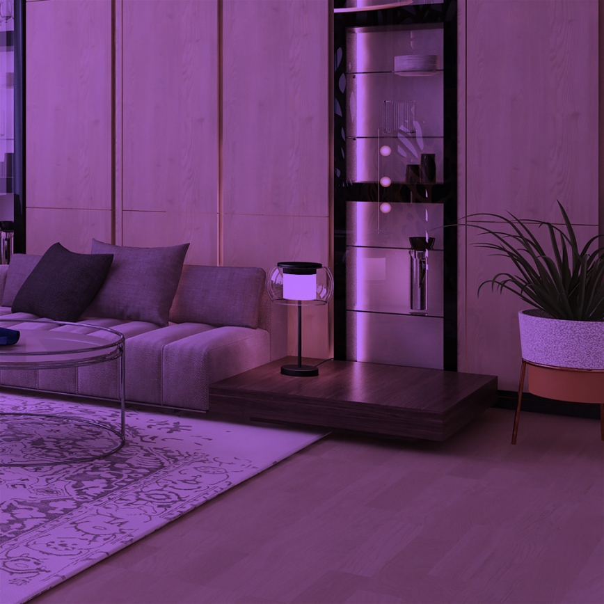 Eglo 99024 - Himmennettävä RGB-LED-pöytälamppu BRIAGLIA-C LED/15W/230V