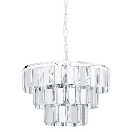 Eglo 99095 - Kattokruunu ketjussa ERSEKA 5xE14/40W/230V