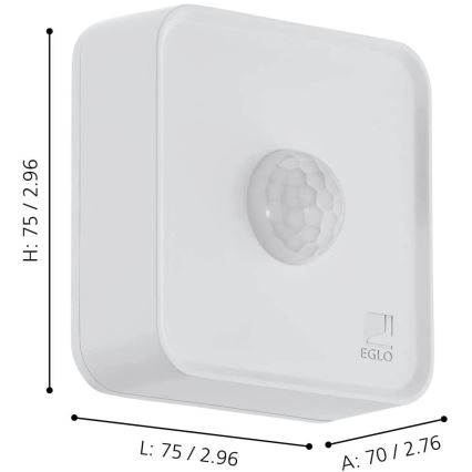 Eglo - Ulkoinen liiketunnistin ja hämäräkytkin IP44