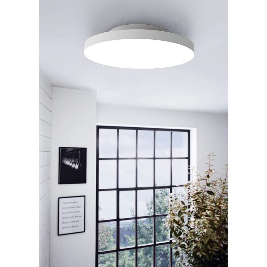 Eglo - Himmennettävä LED-RGB-kattovalaisin TURCONA-C LED/20W/230V + Kauko-ohjaus